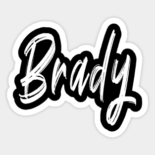 Name Boy Brady Sticker